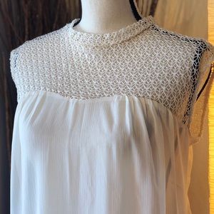 Ivory Lace Swing Top